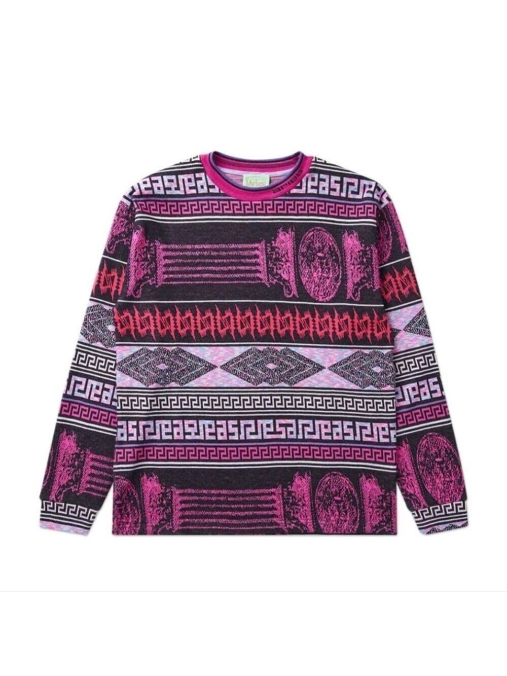 Aries aries column jaquard longsleeve (lilac)